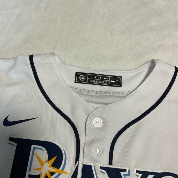 KEVIN KIERMAIER TAMPA BAY RAYS MAJESTIC AUTHENTIC JERSEY NEW WITH TAGS - Picture 4 of 8